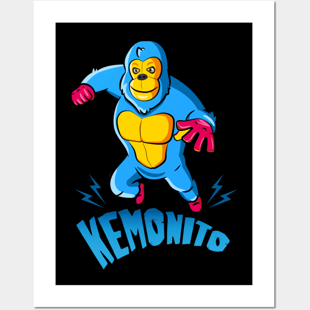 Kemonito Luchador Posters and Art Prints TeePublic
